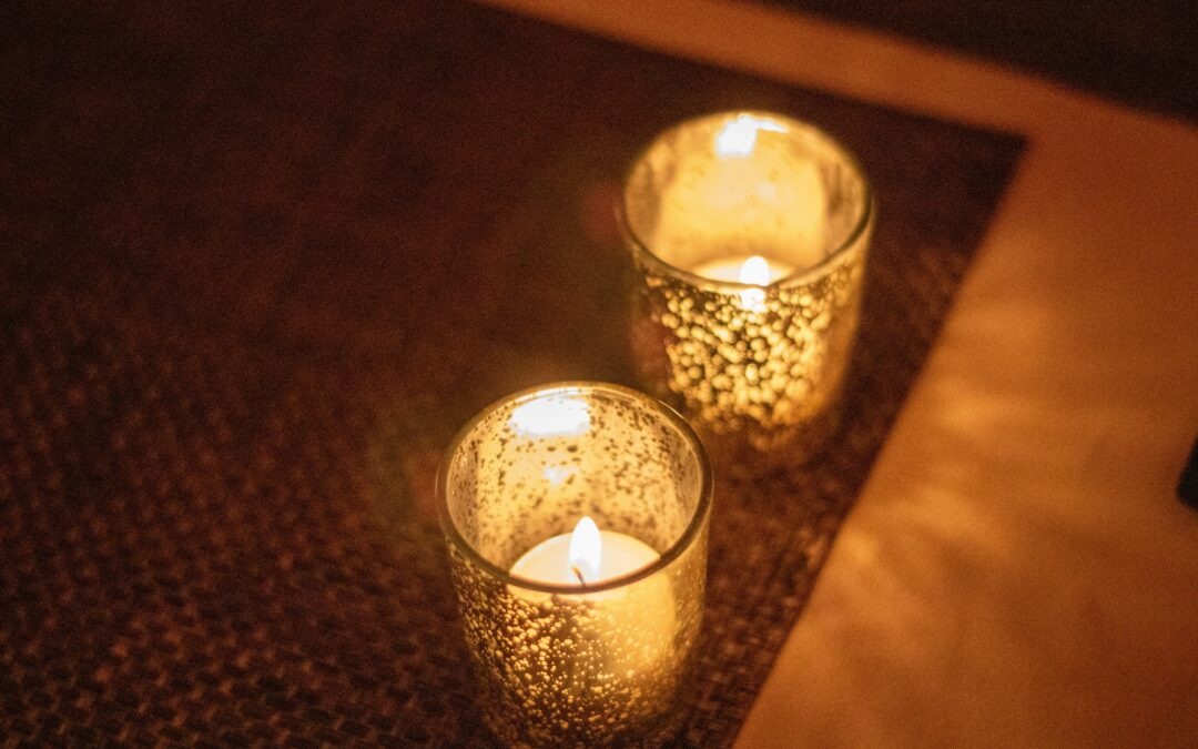 Candle light dinner under Österlen Lyser